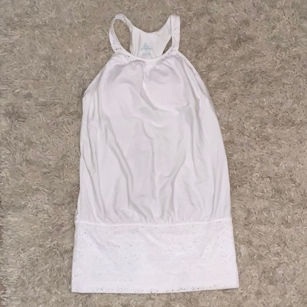Prana White tank/toga top